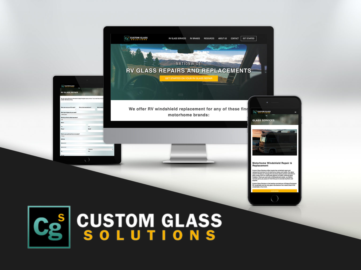 RV Glass Parts website