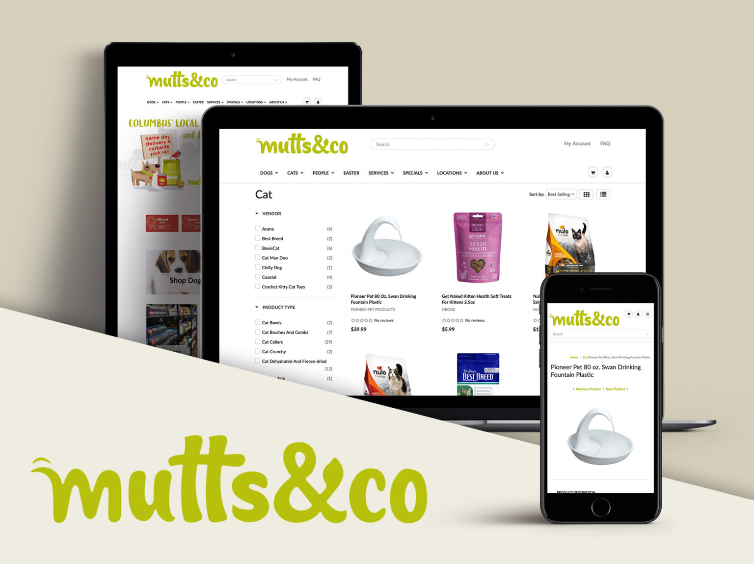 Ecommerce Marketing website