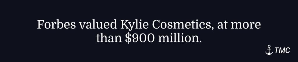 Value and worth of Kylie Cosmetics