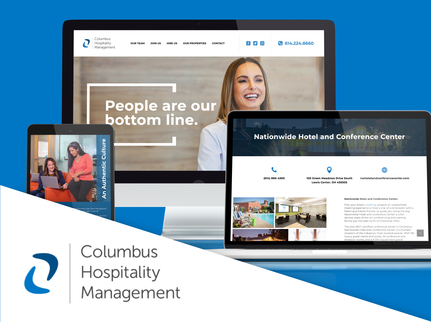 Columbus Hospitality website