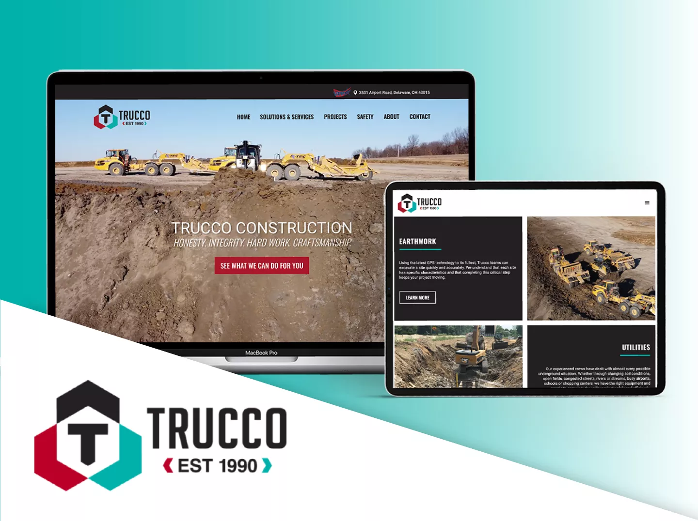 Trucco Construction website