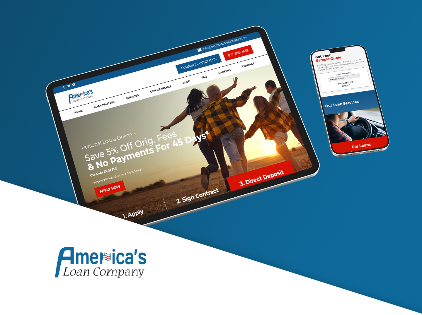 America's Loan Company website