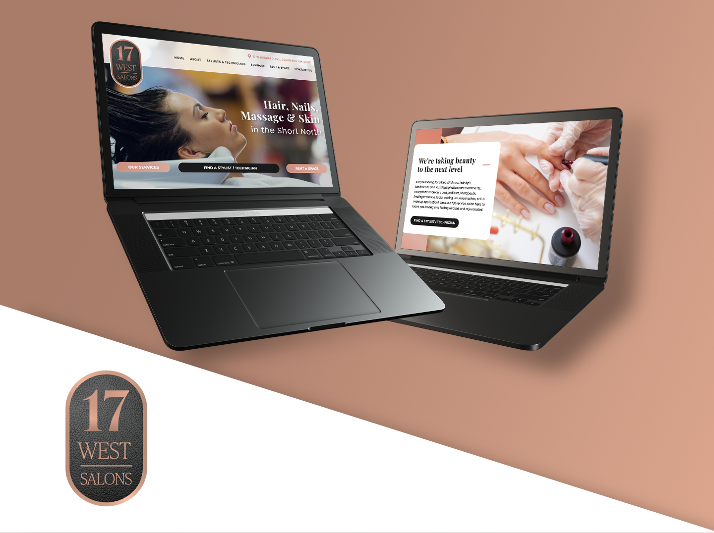 17 West Salons website