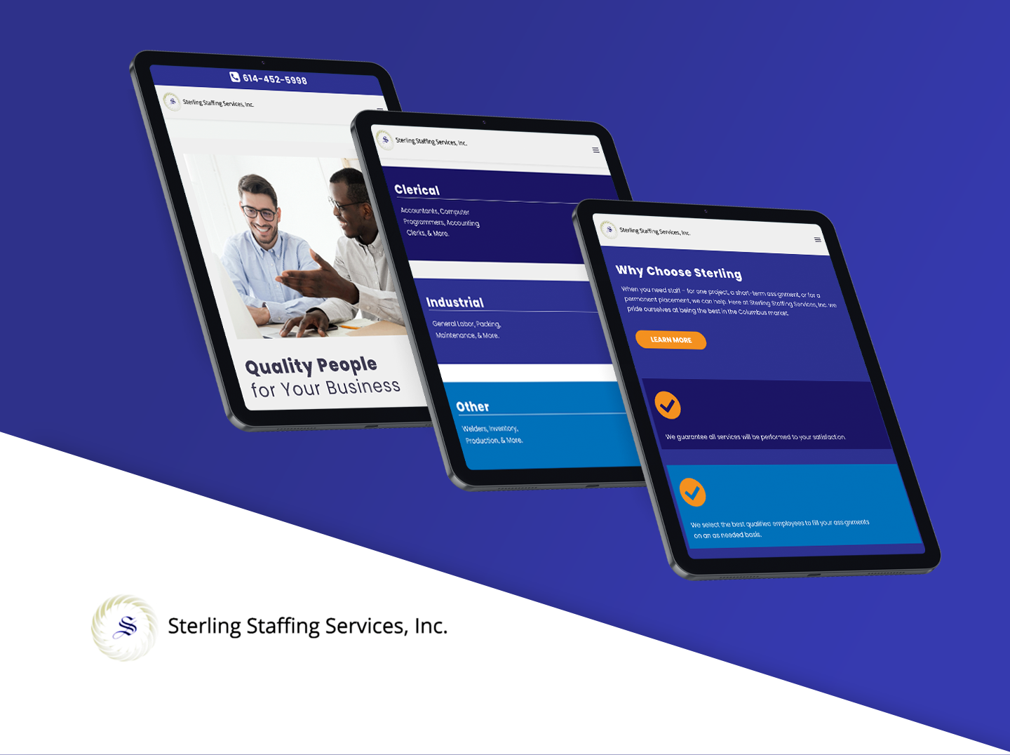 Sterling Cols website
