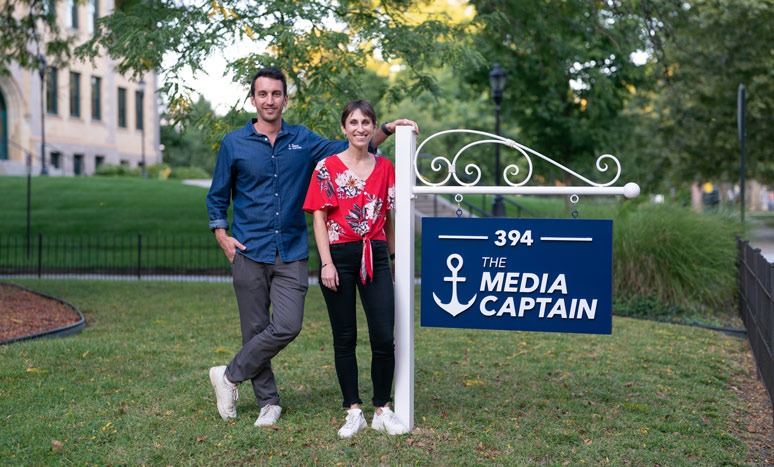 Jason and Stefanie Parks of Media Captain