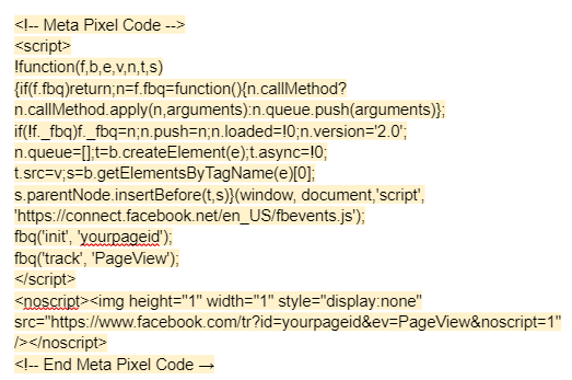 How to Install FB's Meta Pixel in 2023