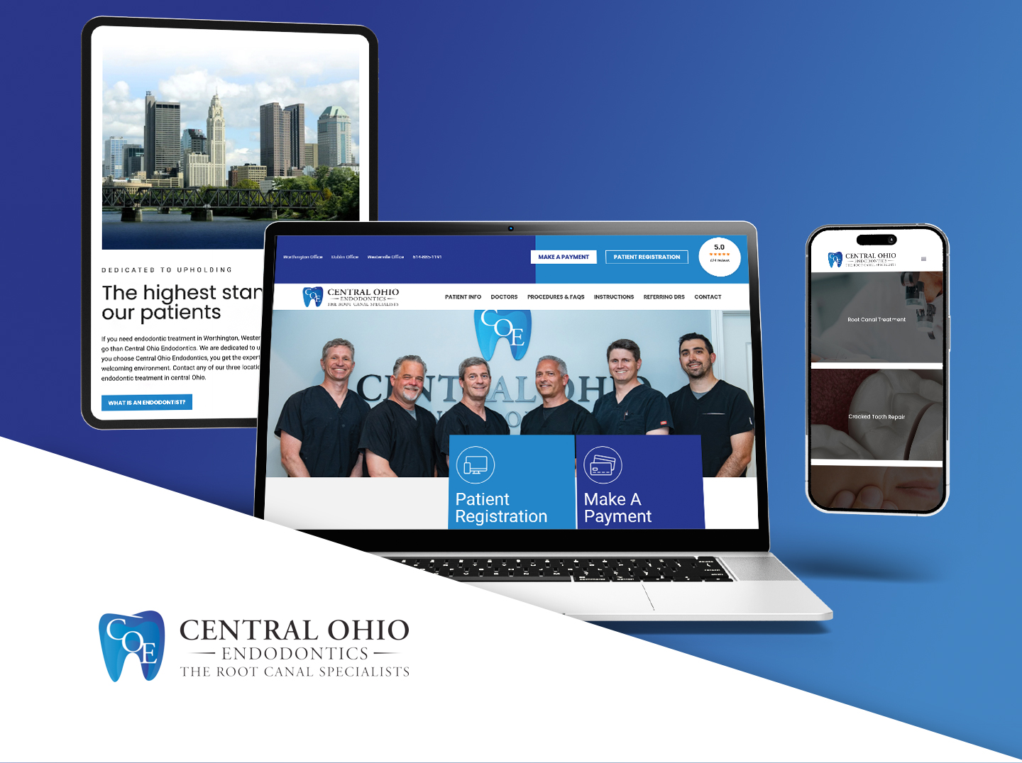 Central Ohio Endodontics website