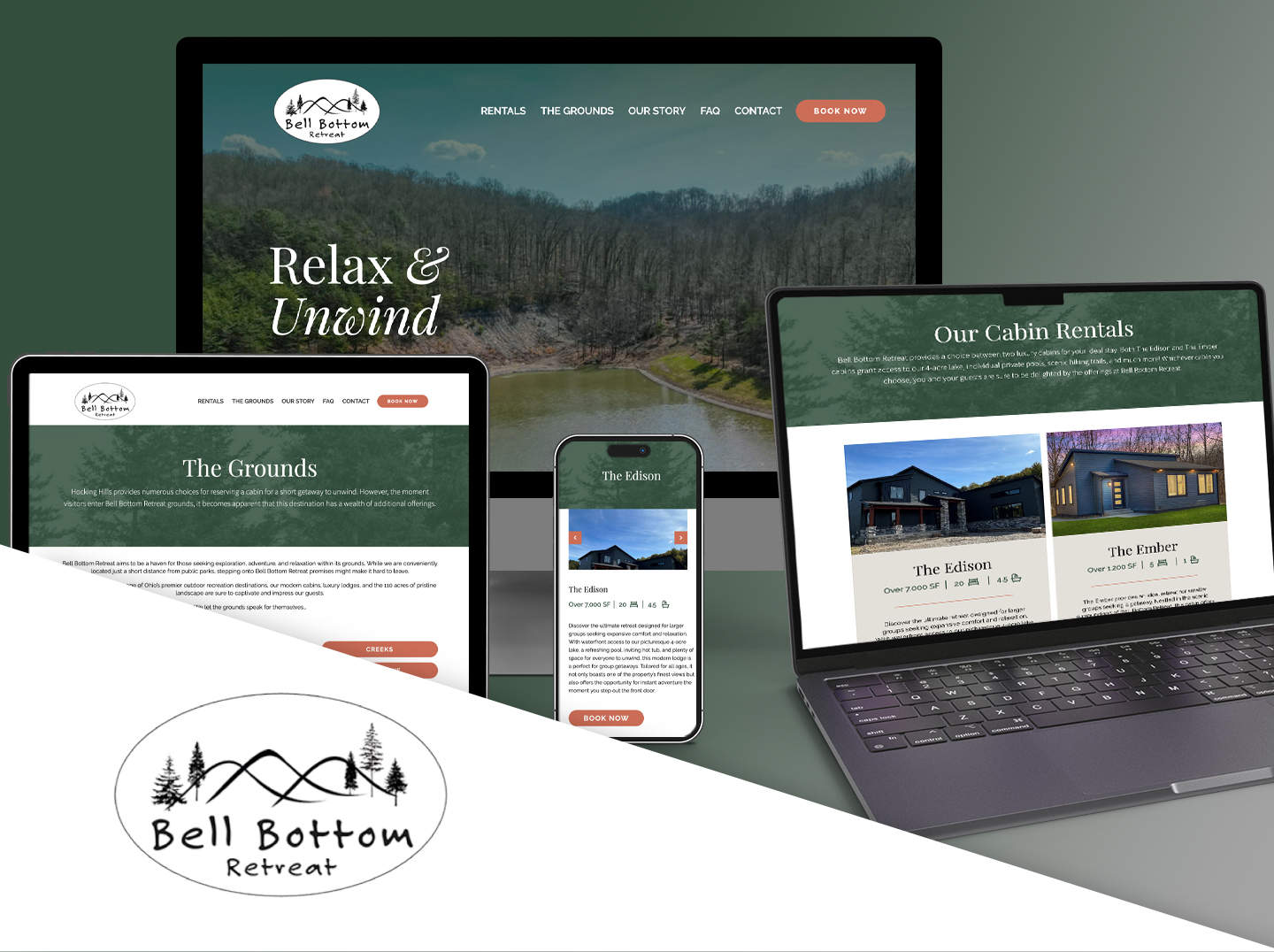 Bell Bottom Retreat website