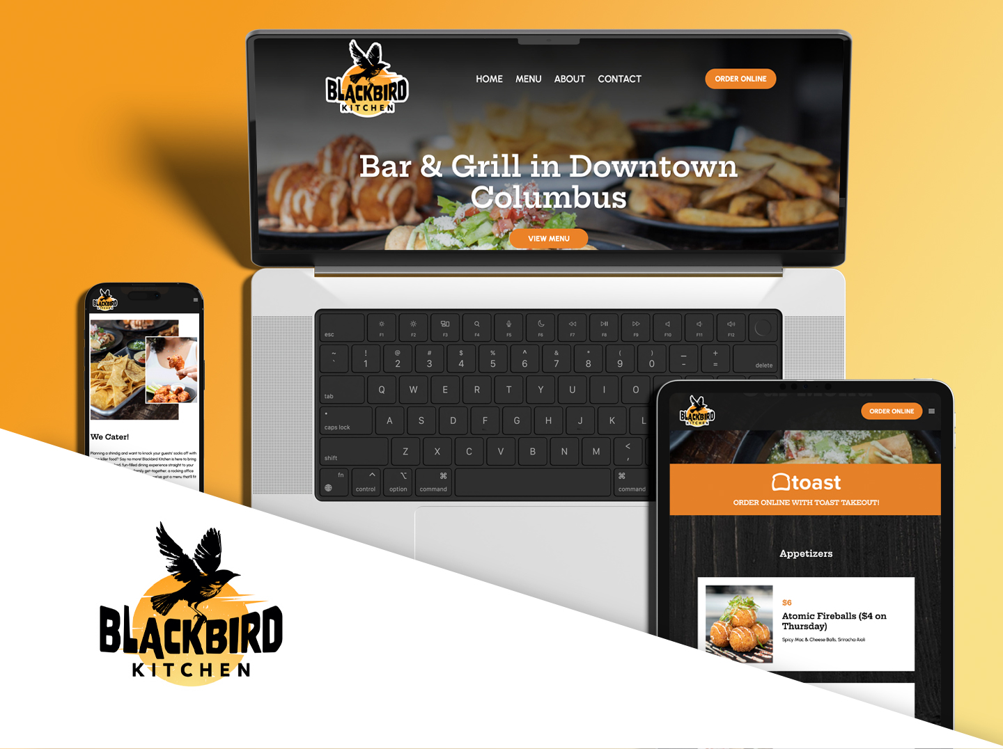 Blackbird Kitchen website