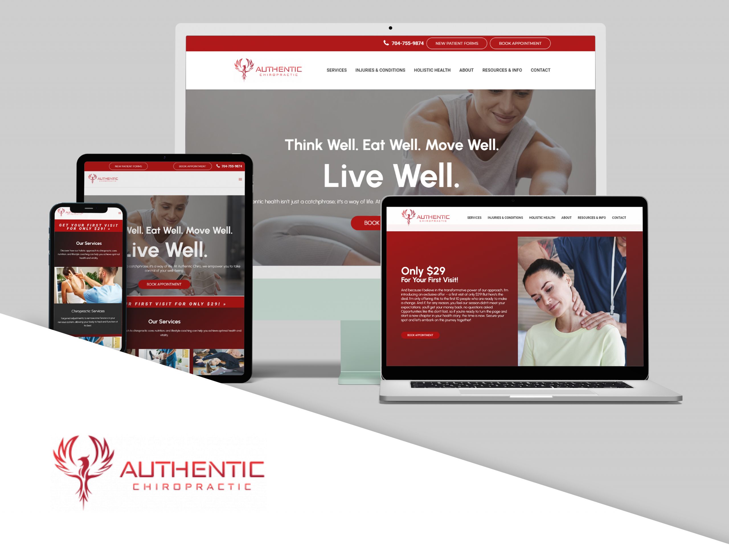Authentic Chiro website