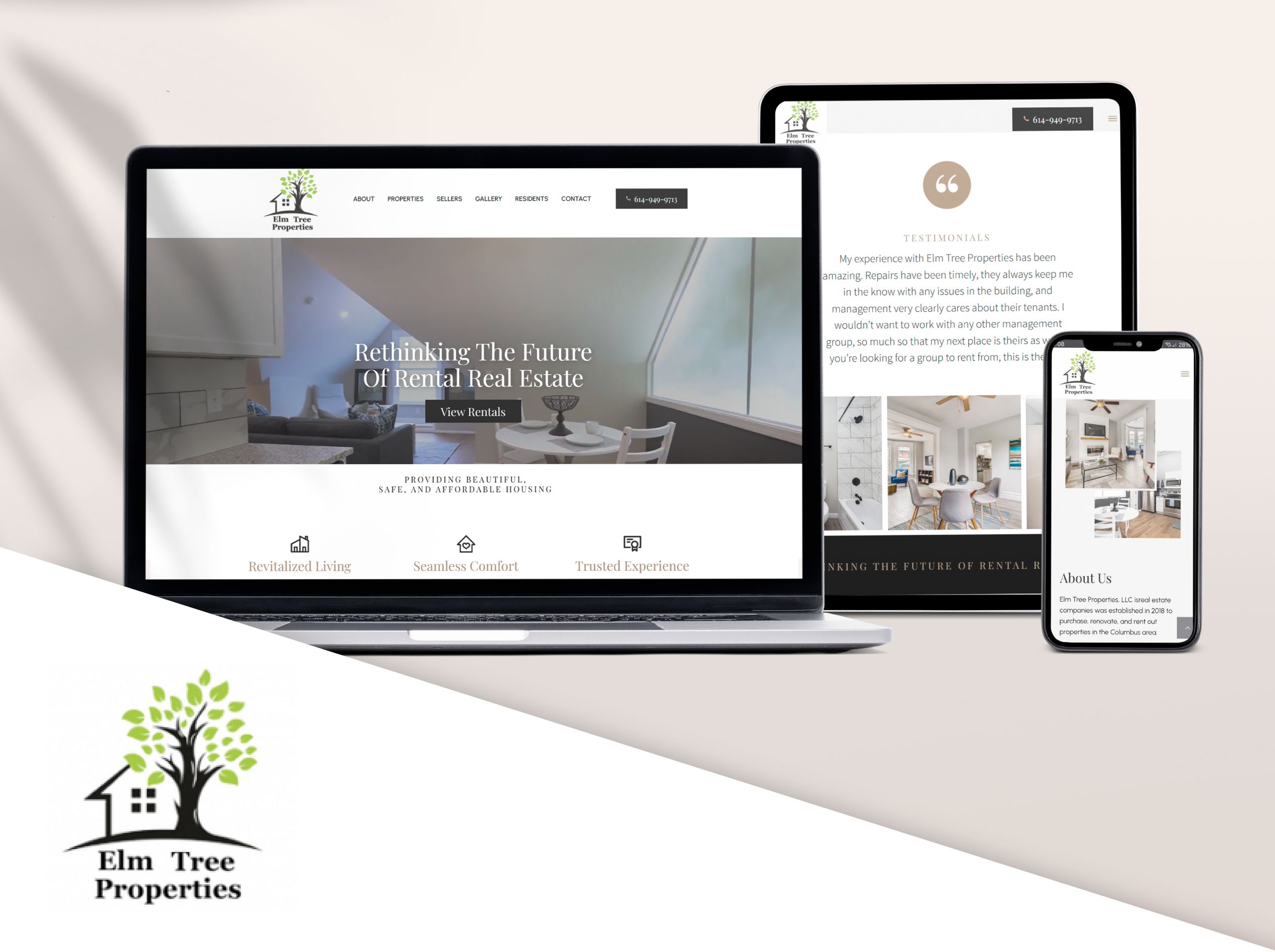 Elm Tree Property website