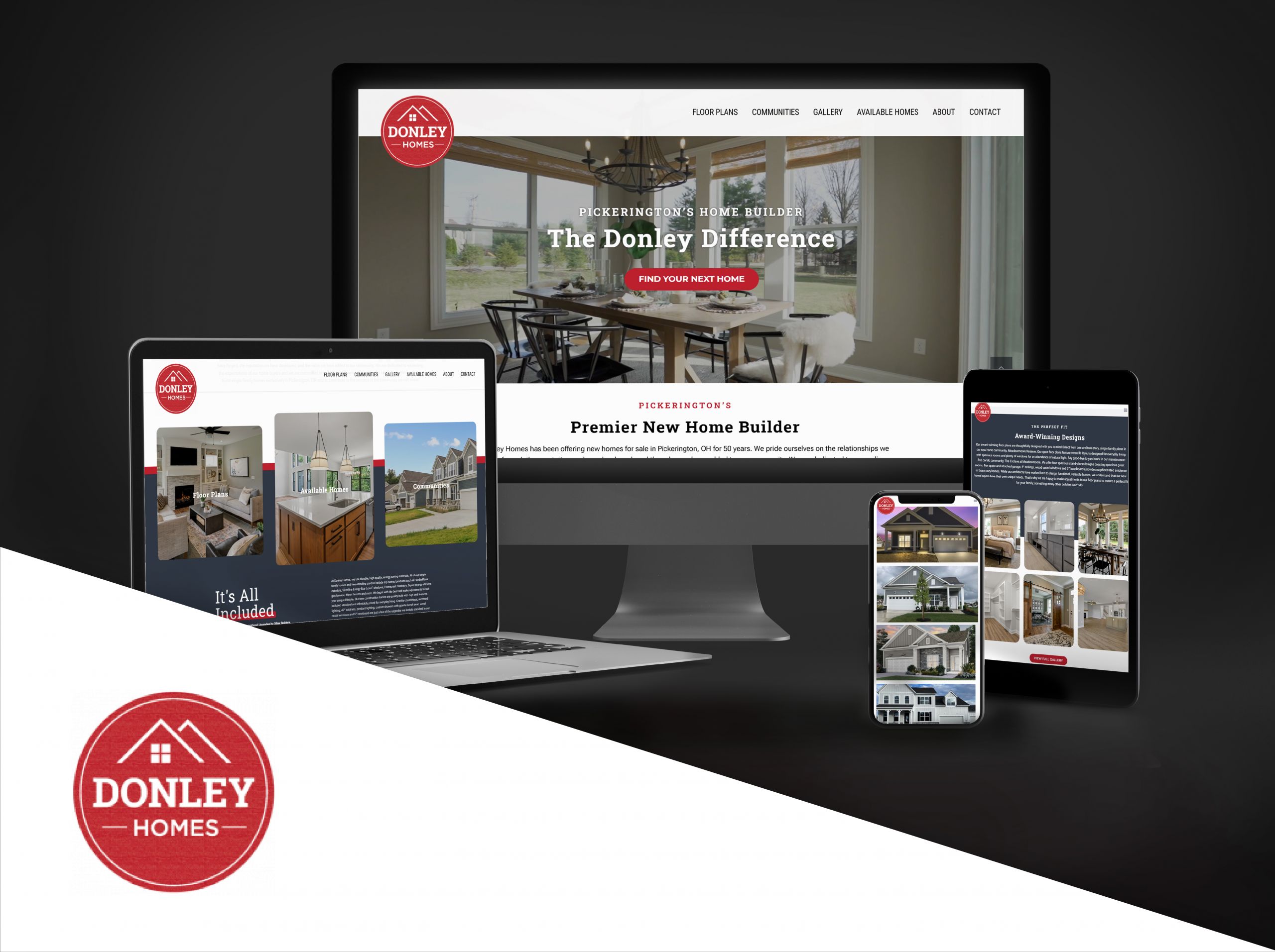 Donley Homes website