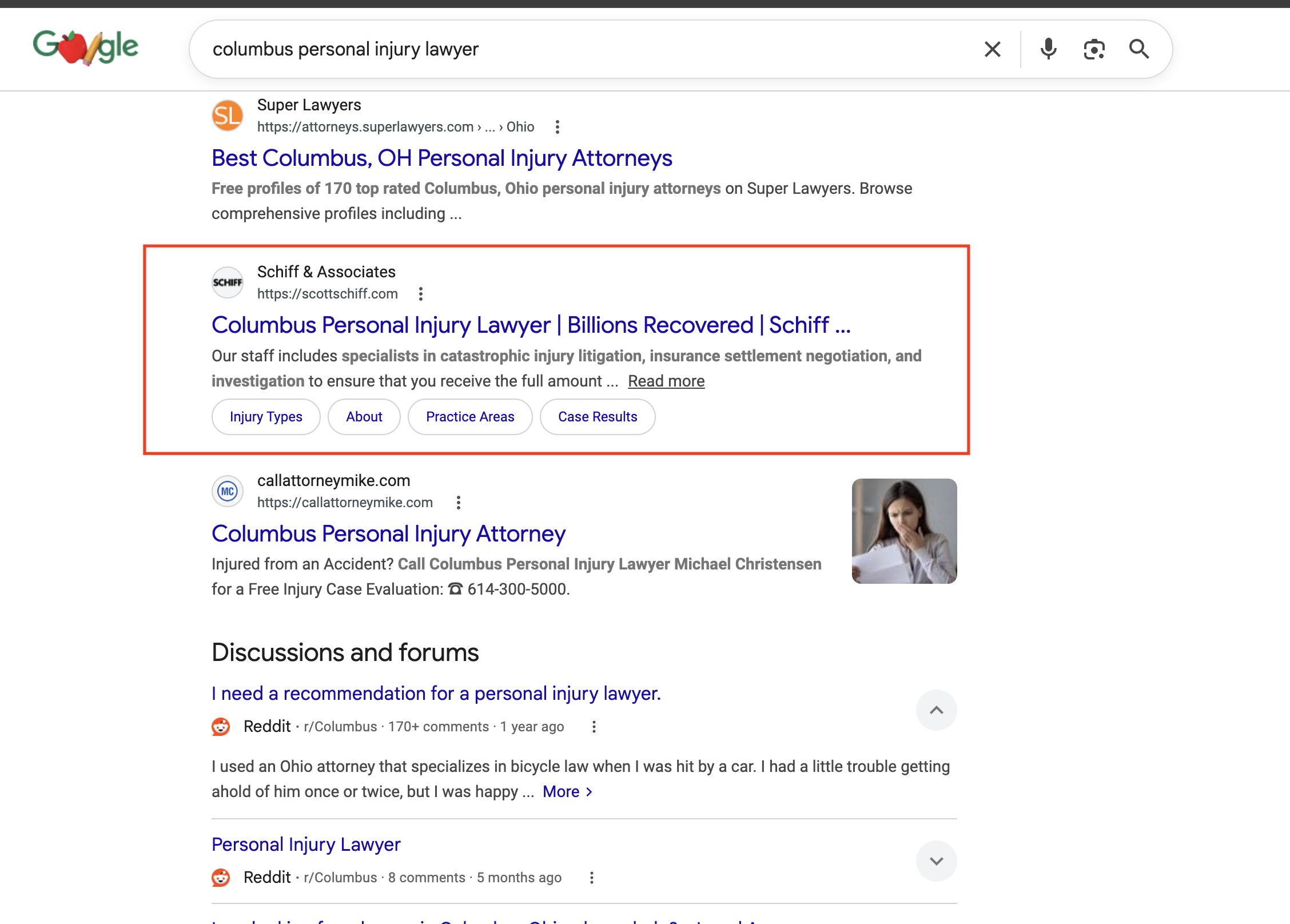 columbus-personal-injury-lawyer-google-search-results