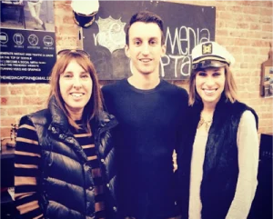 jason-stef-with-mom Jason and Stef with their biggest fan — their mom!