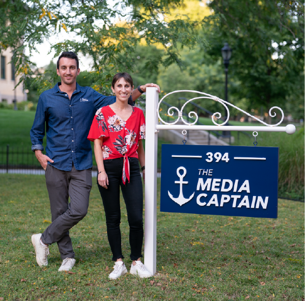 media-captain-outside-signage Jason and Stef at 394 Town Street